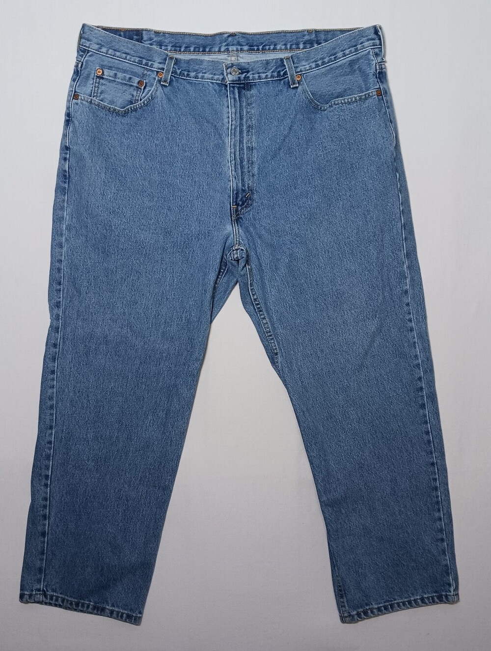 Levi's 550 Mens Relaxed Fit Jeans 44X30 Medium Wash Denim